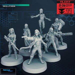 Apex Wolf Agents - SkullForge Studios - Tabletop Miniatures for Tactical Espionage Action