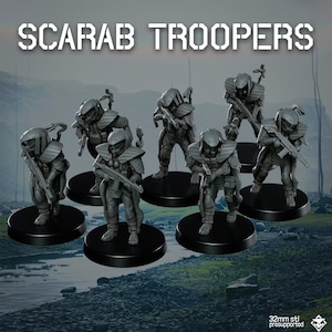 Scarab Troopers - SkullForge Studios - Sci-Fi Resin Miniatures