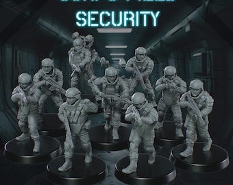 Corpo Field Security - SkullForge Studios - Tabletop Miniatures