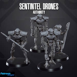 Autorität Sentinel Drohnen - SkullForge Studios - Tabletop Miniaturen für Sci-Fi Galaktische Schlachten - Hochwertige 3D Gedruckte Minis