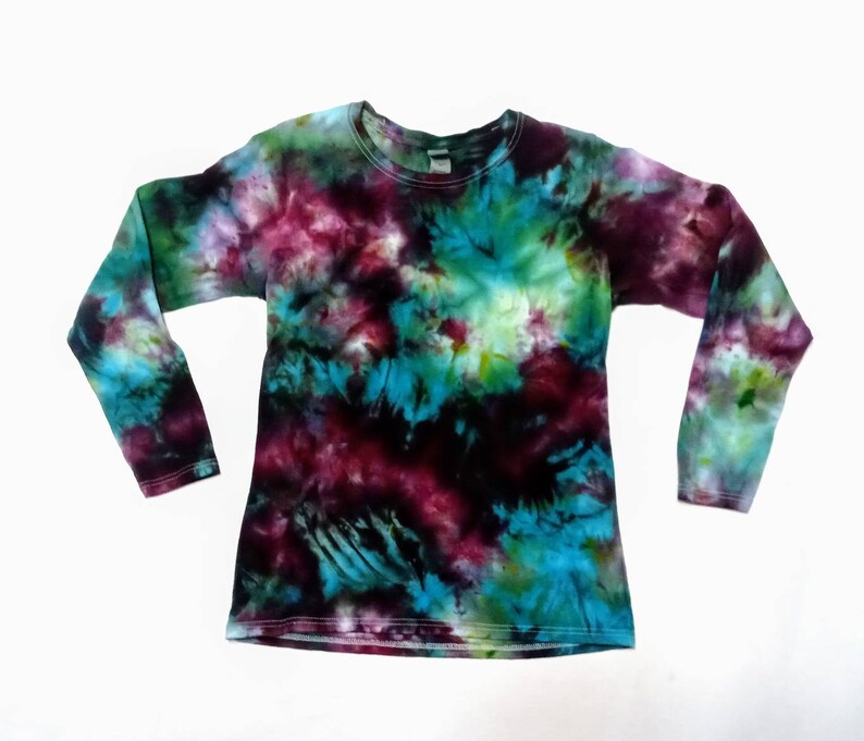 aurora green tie dye shirt