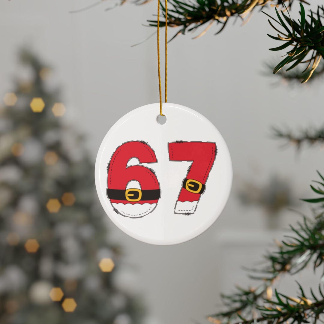 67 Ornament - Etsy