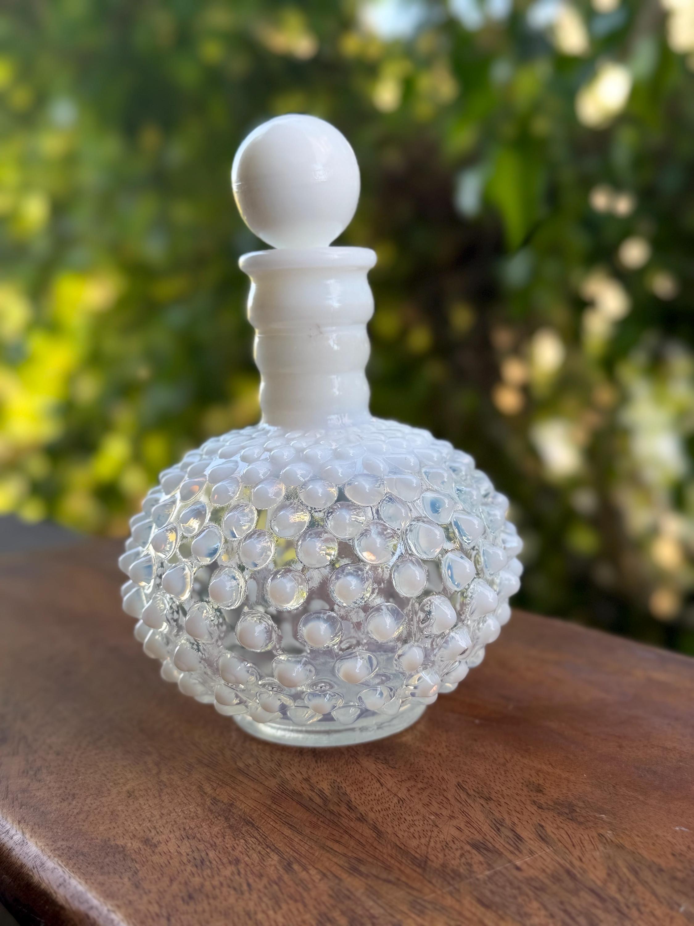 Fenton Hobnail Glass Decanter Stopper - Etsy
