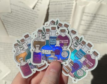 Trope potions holographic Sticker