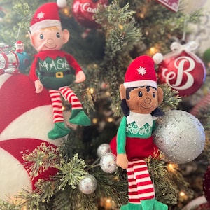 Personalized Elf | Plush Shelf Sitting Elf  | Christmas Elf | Personalized Elf | Personalized Christmas Gift | Christmas in July|