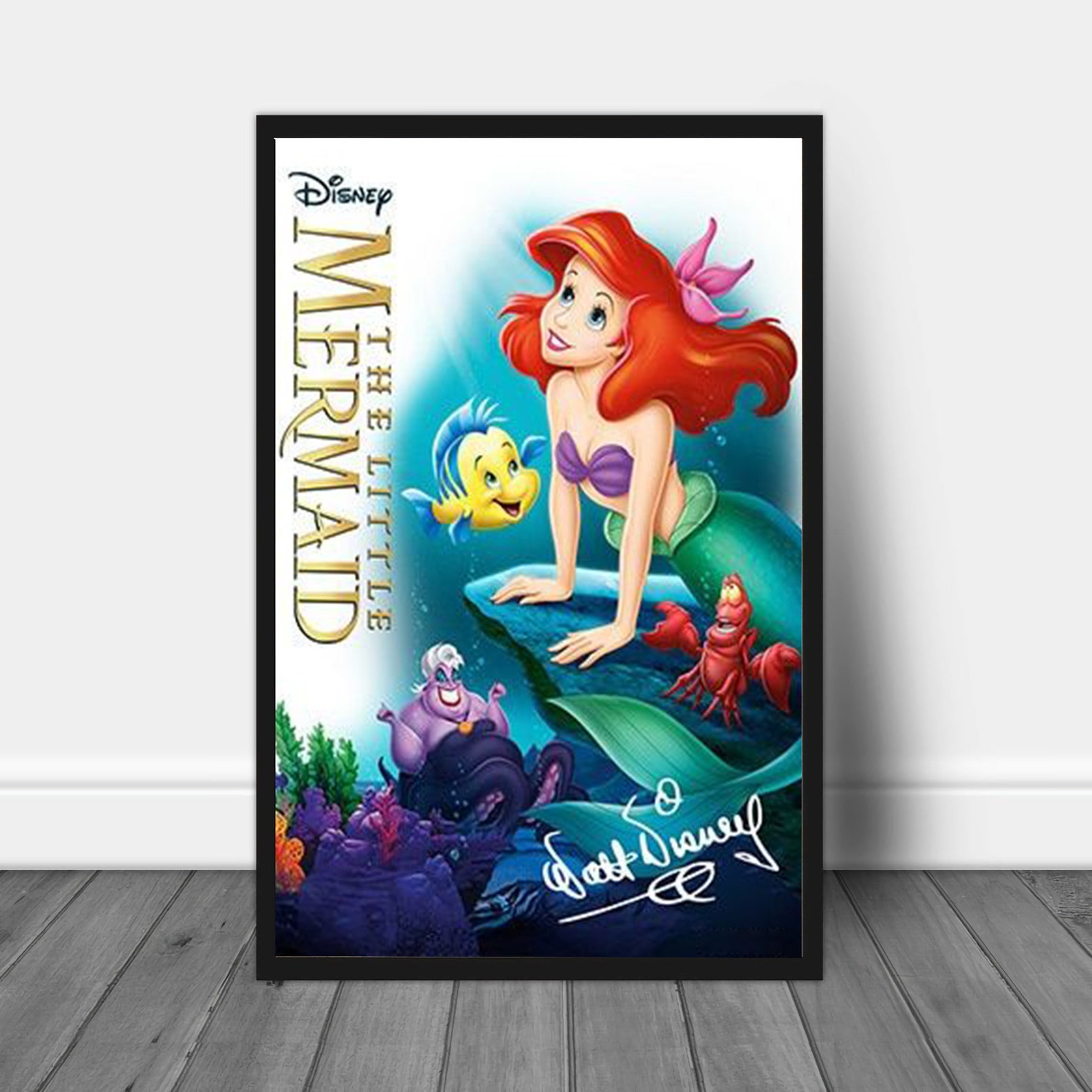 Walt Disney's The Little Mermaid Poster Mermaids Poster Etsy