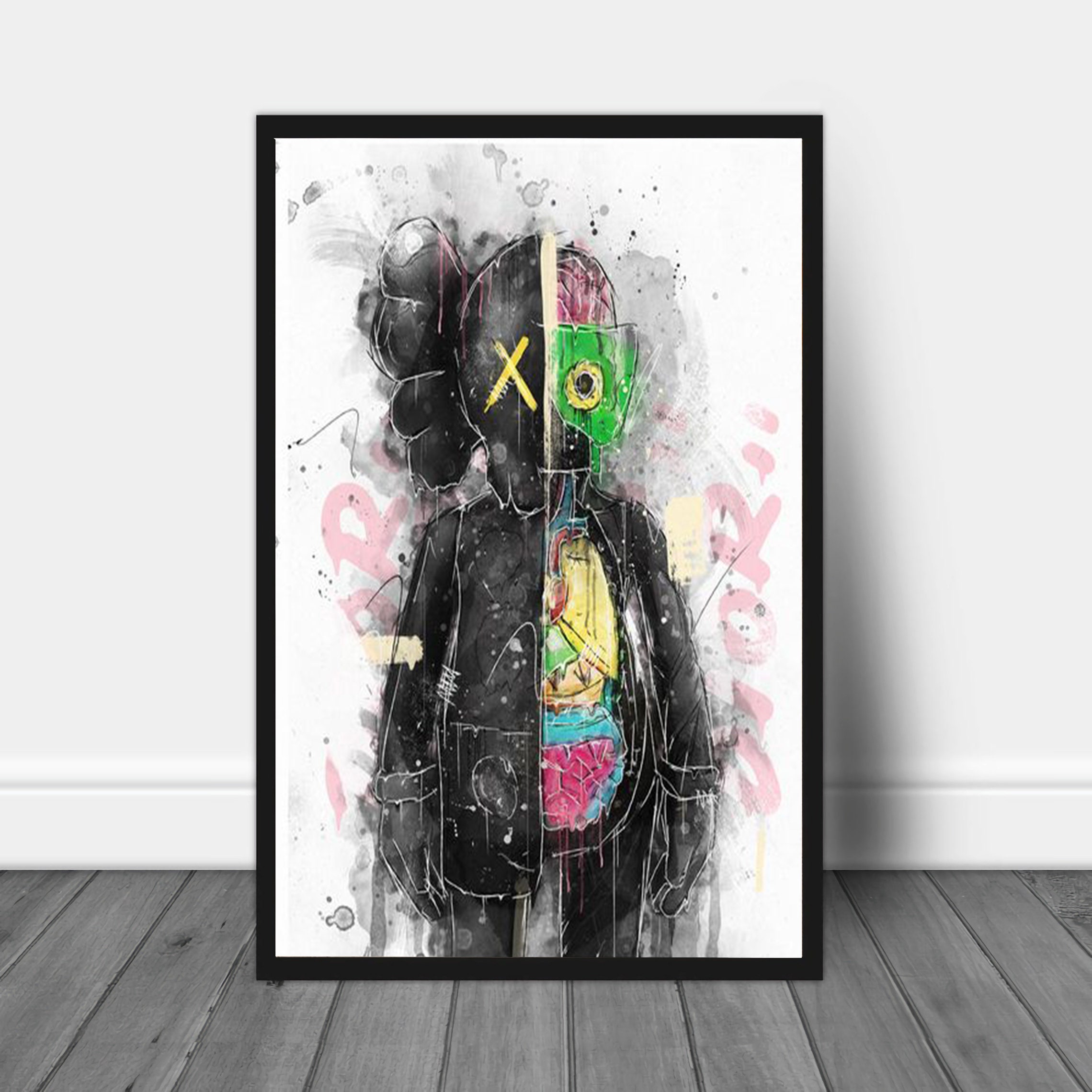 Neues Vintage Poster von Kaws Kaws Poster Kaws Poster Kaws Etsy