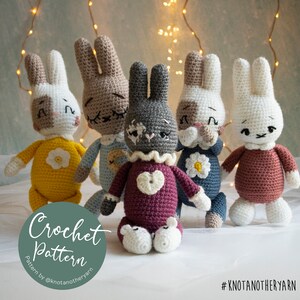 Briar the Bunny Amigurumi crochet pattern, easter handmade gift ideas, baby rattle gift