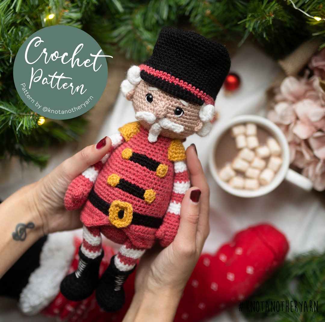 Victor the Nutcracker, Amigurumi Crochet Pattern, Christmas Handmade