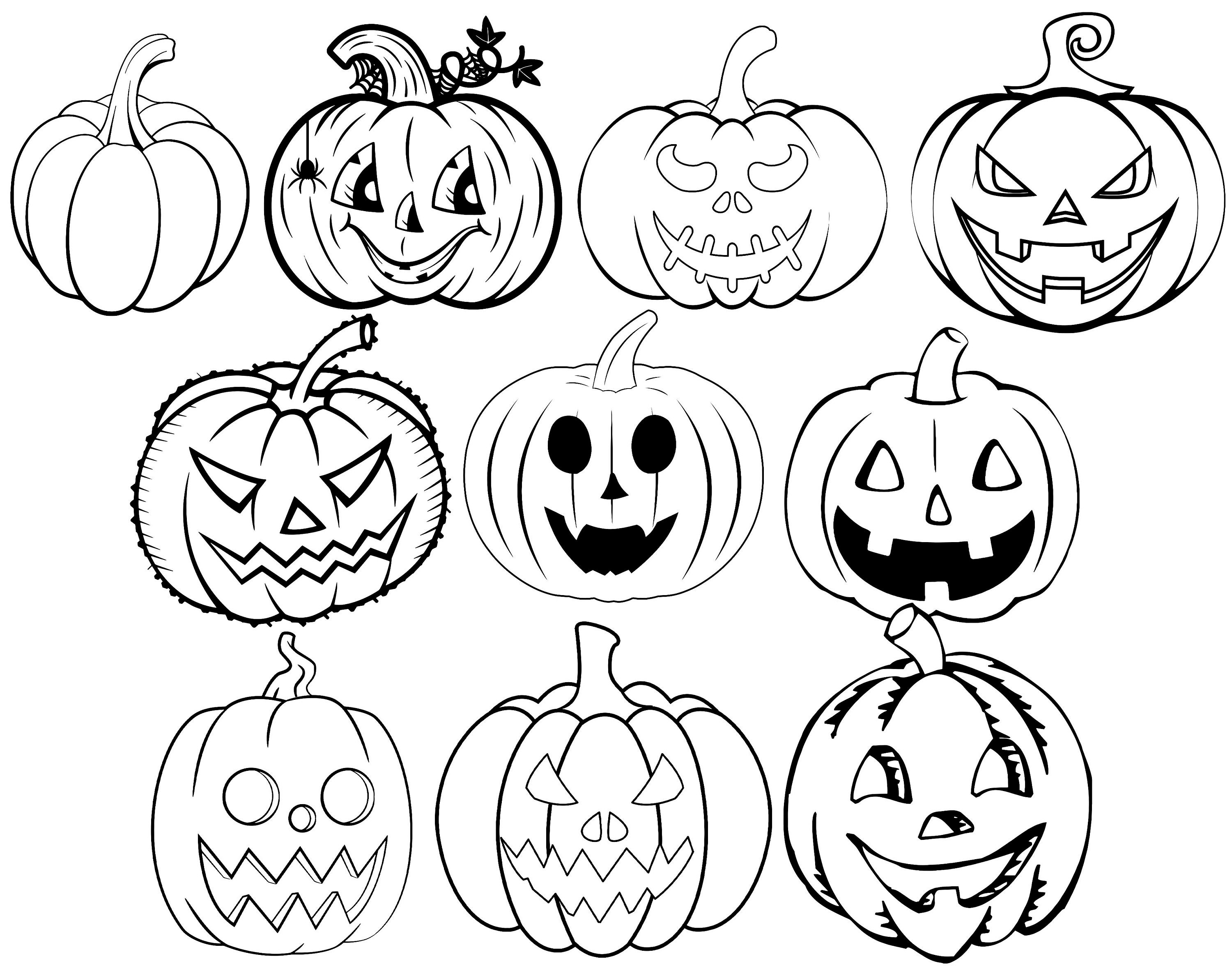 Cute jack o lantern clipart black and white - statns