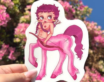 Saggitarius Betty Boop 5.5 in‘’ Vinyl Sticker