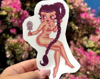 Scorpio Betty Boop 5.5 in‘’ Vinyl Sticker