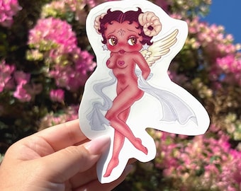 Aries Betty Boop 5.5 in‘’ Vinyl Sticker