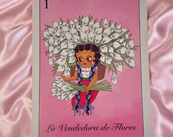 Betty Boop Lotería - Vendedora de Flores