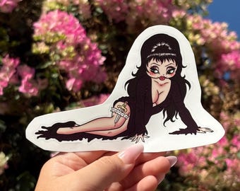 Elvira Betty Boop 5.5 in‘’ Vinyl Sticker