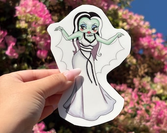 Lily Munster Betty Boop 5.5 in‘’ Vinyl Sticker