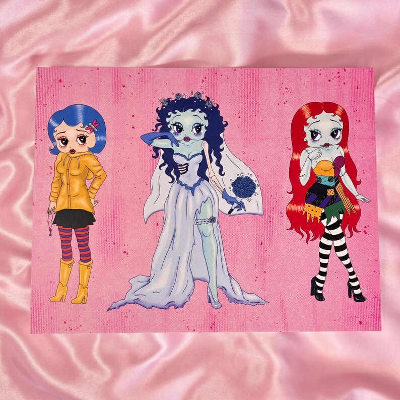 Betty Boop - Nightmare Before Christmas, Corpse Bride, Coraline zdjęcie 1