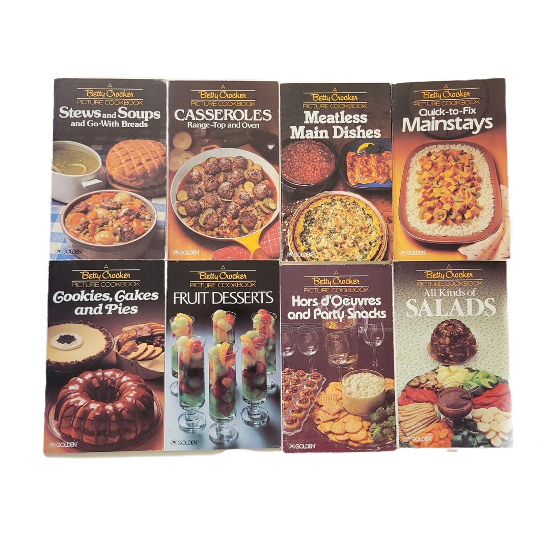 Betty Crocker's Picture Cookbooks Box Set of 8 Illustrated Books ...