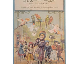 [洋書] A Day in the Zoo とびだす絵本 アンティーク 復製 Vintage Pop up Book A Day in the Zoo 1980 Reproduction of