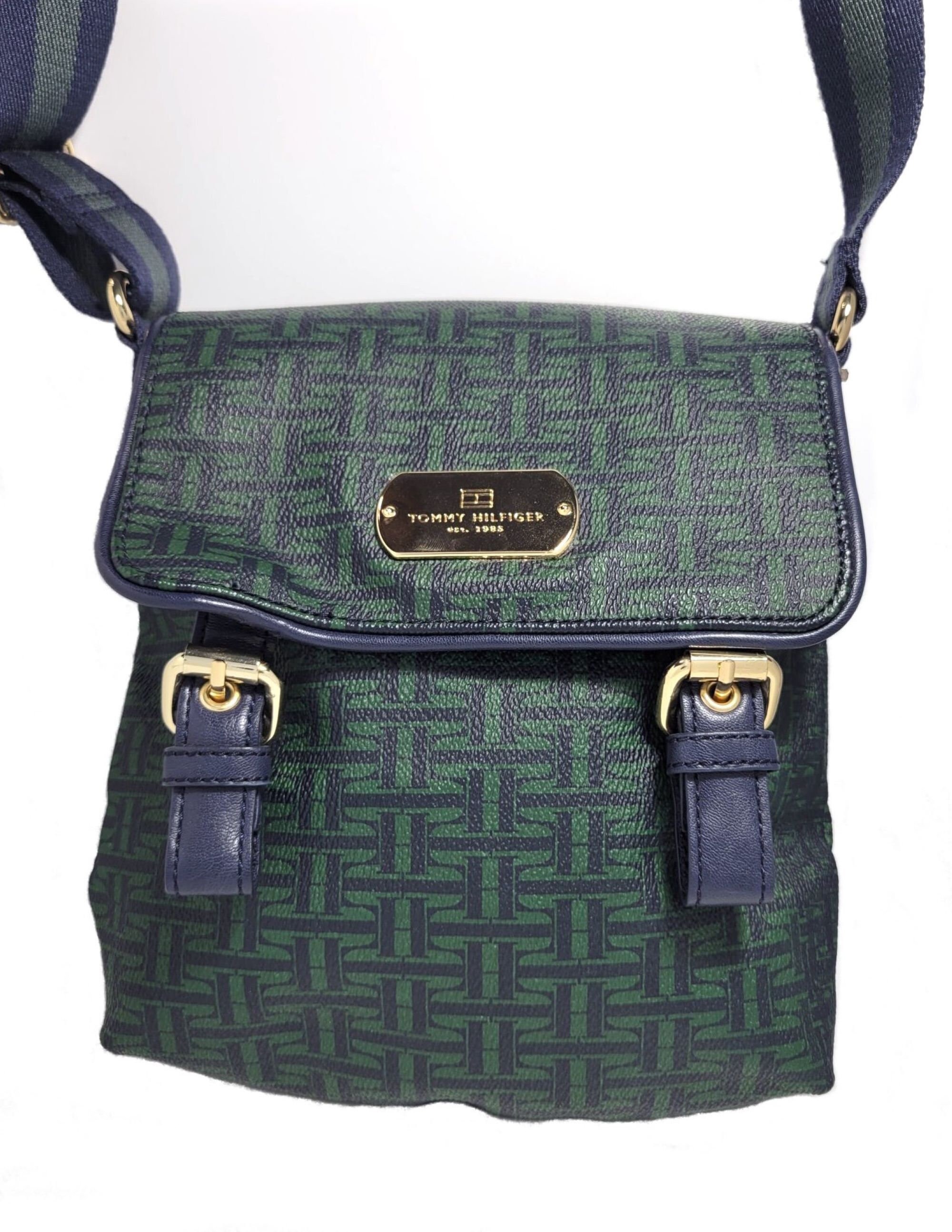 tommy hilfiger green bolsa