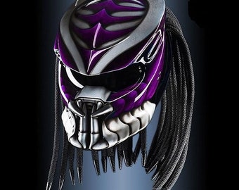 Predator Shoei Helmet Pink Custom Predator Motorcycle Helmet