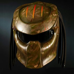 New Predator Motorcycle Helmet Style (DOT And ECE Approved)