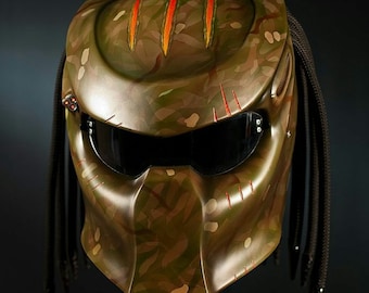 New Predator Motorcycle Helmet Style (DOT And ECE Approved)