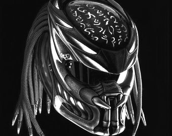 Top Predator Helmet Fire White (DOT And ECE Approved)