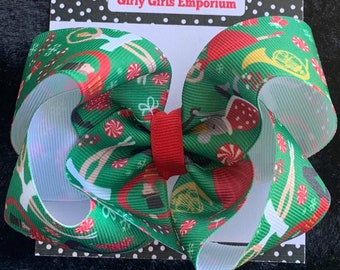 READY TO SHIP Nutcracker Hairbow, Nutcracker Ballet Hairbow Nutcracker Headband, Nutcracker Ballet Headband, Nutcracker Ballet Hairbow, Bow