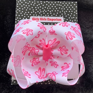 READY TO SHIP - Ballet Dance Theme Hair Bow  Toddler Dance Bow  Ballerina Hairbow  Ballerina Headband  Ballerina Girl Bow  Dancer Bow  Dance