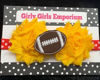READY to SHIP KC Chiefs Headband, Chiefs Football Headband, Chiefs Baby Headband, Kansas City Chiefs Headband, kc Chiefs Baby headband, baby