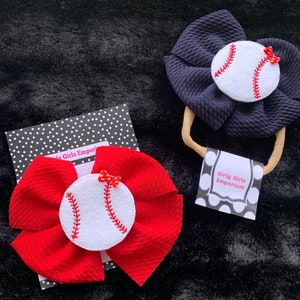 READY TO SHIP St. Louis Cardinals Headband, Cardinals Baby Bow, Cardinals Baby Headband, Cardinals Nylon Headband, Cardinals Baseball Bow