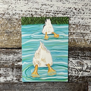 DUCK BUTTS- Digital Art Print 5x7