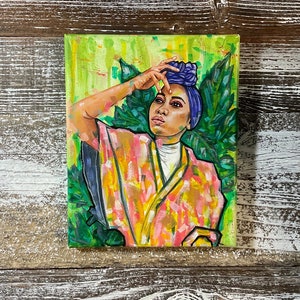 THIRD EYE- Original Acrylic Painting 8x10 (One of a kind)