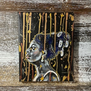 NINA SIMONE- Original Acrylic On Canvas (One of a kind)