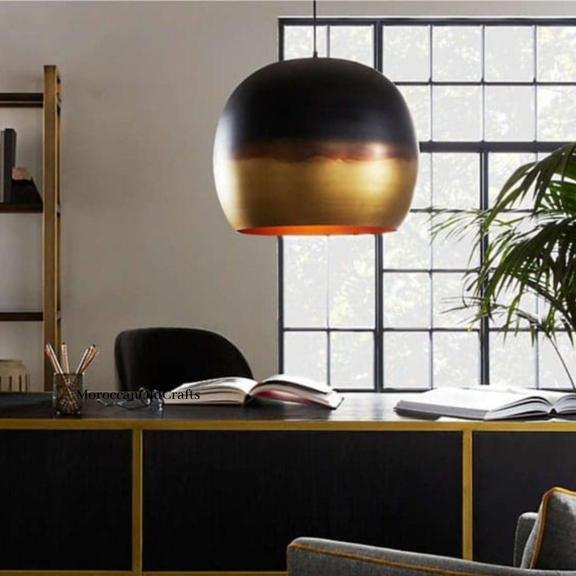 Elara metal online globe pendant light