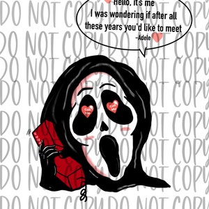 SCREAM Valentijnsdag schattig sublimatiebestand