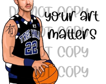 One Tree Hill Lucas Scott &quot;your art matters&quot; sublimation image #1