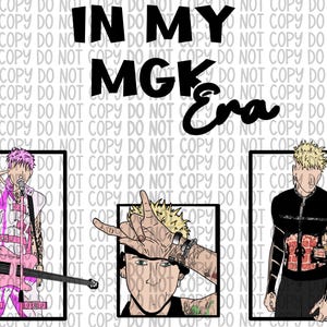 In my MGK Era inspired digital download PNG and JPEG files
