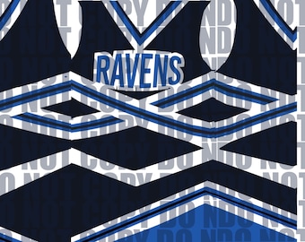 Ravens Cheerleader outfit tumbler (One Tree Hill)