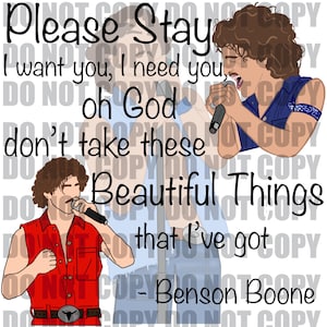 Beautiful Things - Benson Boone Digital Download *With matching tumbler wrap*