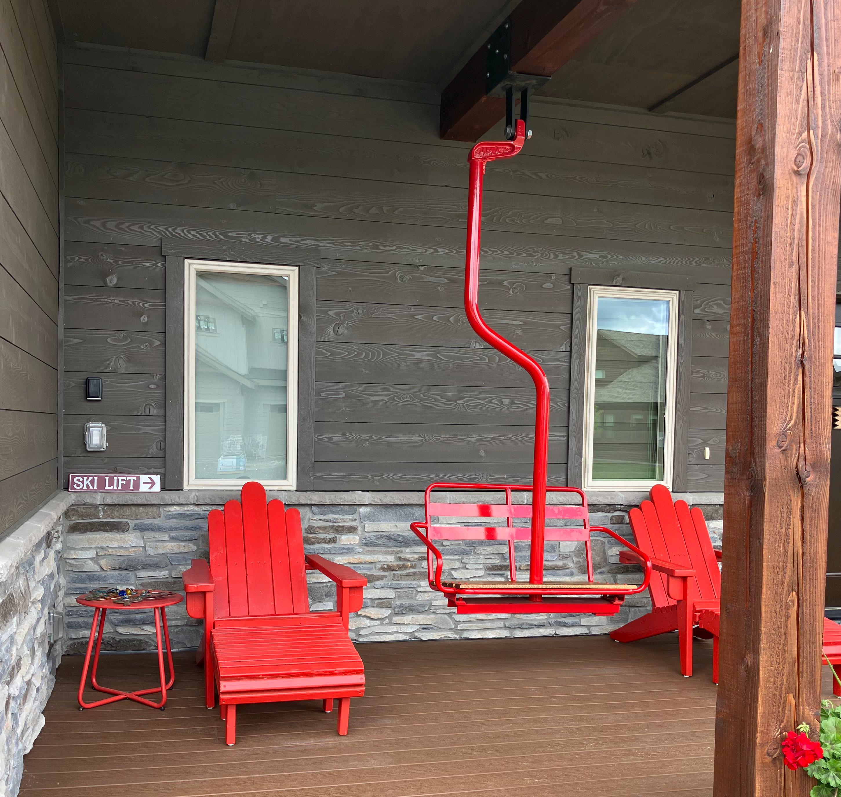 Custom Restored to Your Specs HALL Double Center Pole Ski Lift