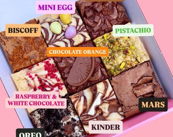 Postal Brownies & Blondies Mixed box - * NEXT dispatch Friday 20th March*
