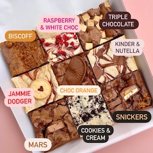 Postal Brownies & Blondies Mixed box - * NEXT estimated ARRIVAL Thursday 2nd May*