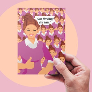 Carte postale VOUS POUVEZ LE FAIRE - carte effrontée