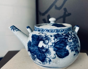 Chinese Blue and White Teapot Porcelain