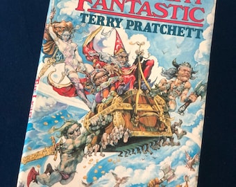Vintage 1986 The Light Fantastic Book, Terry Pratchett