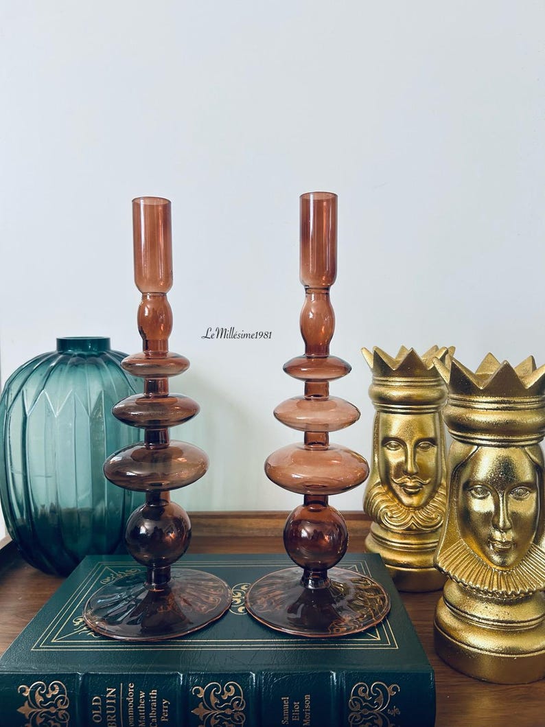 Set of 2 Anthropologie Delaney Candle Holder bild 1