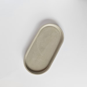 Concrete Tray | Oval Shape | Handmade | Concrete Tray Set