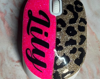 Customized Epoxy Wireless mouse * glitter colors only **